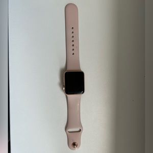 Rose Gold Apple Watch Series 3 with Charging Stand